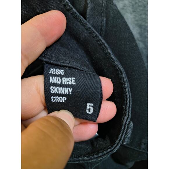 Eunina Black Distressed Skinny Jeans Women's 5 - Picture 3 of 6